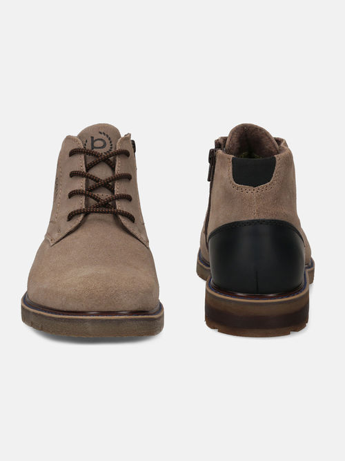 Buy Bugatti Vandero Comfort Taupe Men Suede Chukka Boots Online
