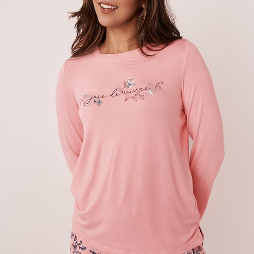Buy La Vie En Rose Soft Knit Long Sleeve Shirt Online
