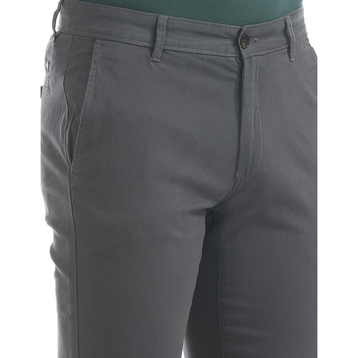 Buy Men's Arrow Men Olive Checked Regular Fit Trouser Online | Centrepoint  UAE