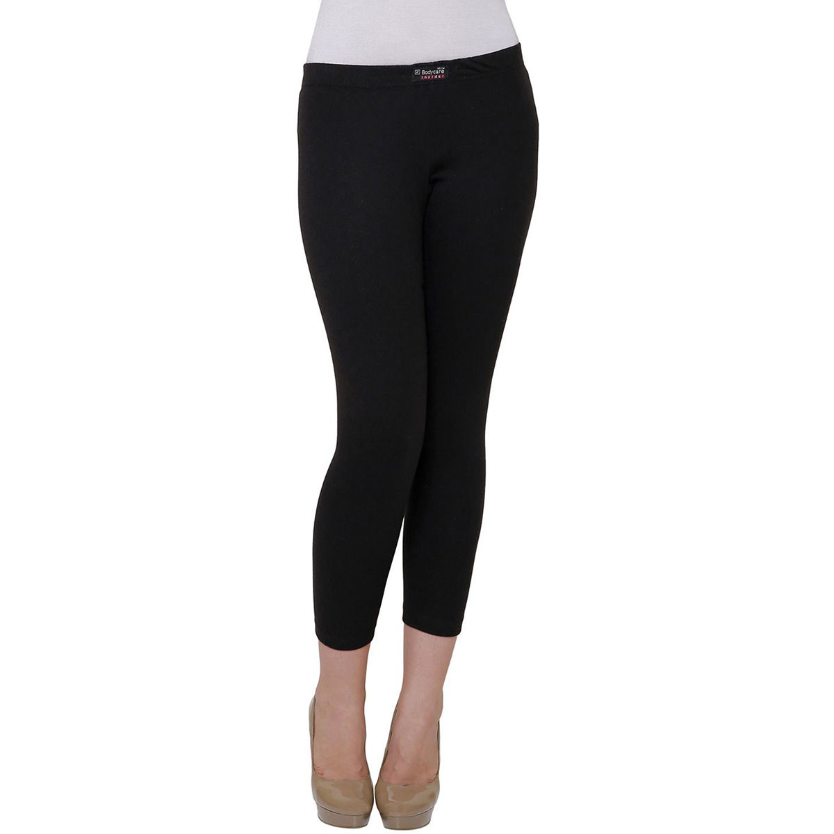 Buy Bodycare Insider BODYCARE Off White Solid Women Thermal Lower at