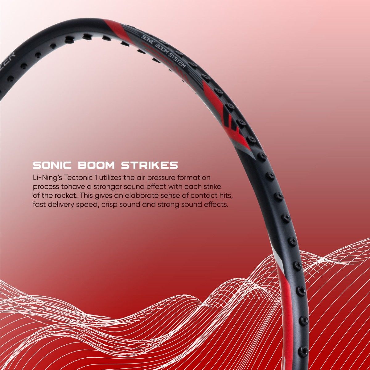 Buy Li-Ning Tectonic 1S Carbon Fibre Strung Badminton Racket
