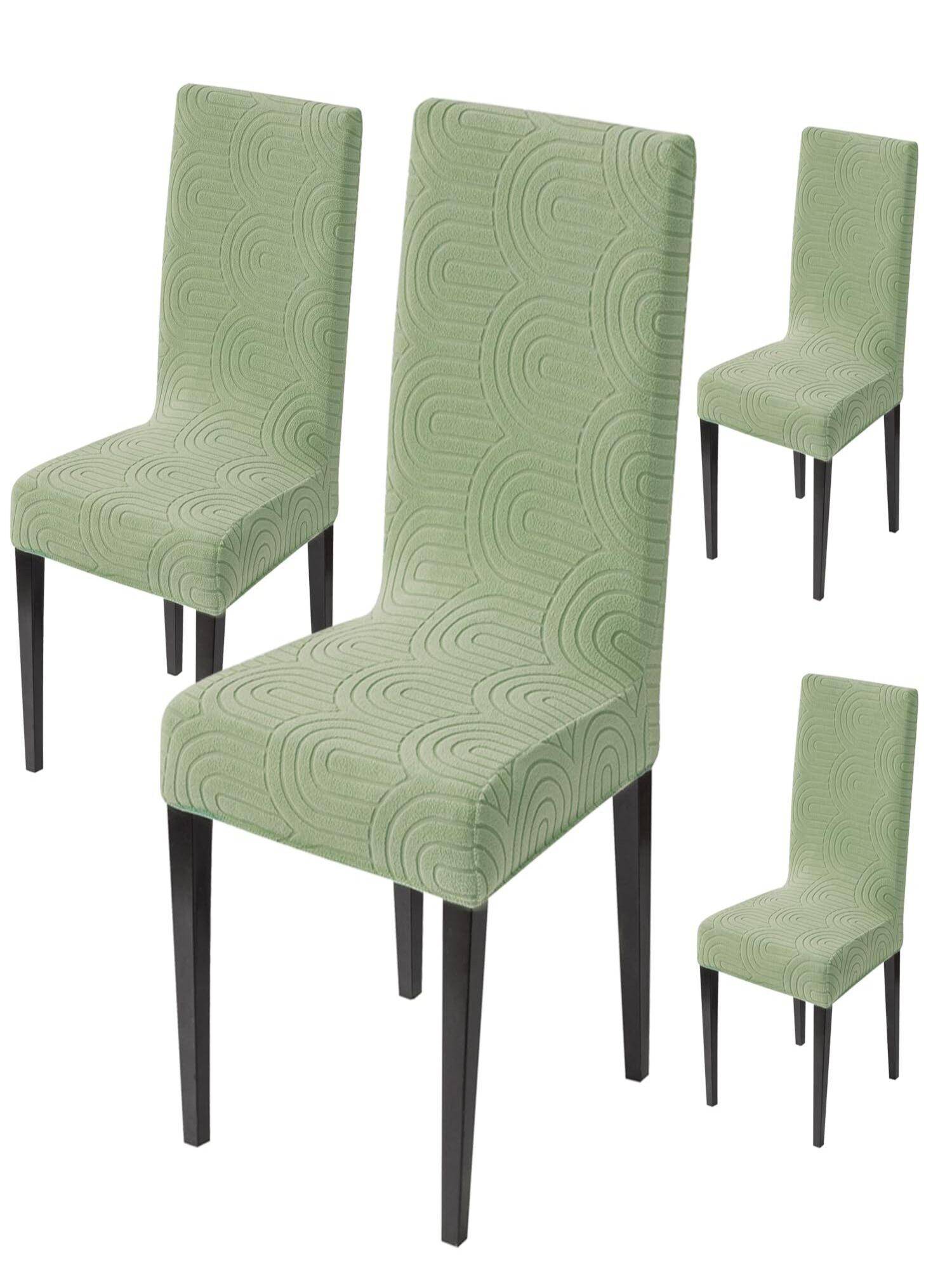 House of Quirk Green Accent Chair Cover (Pack Of 4)