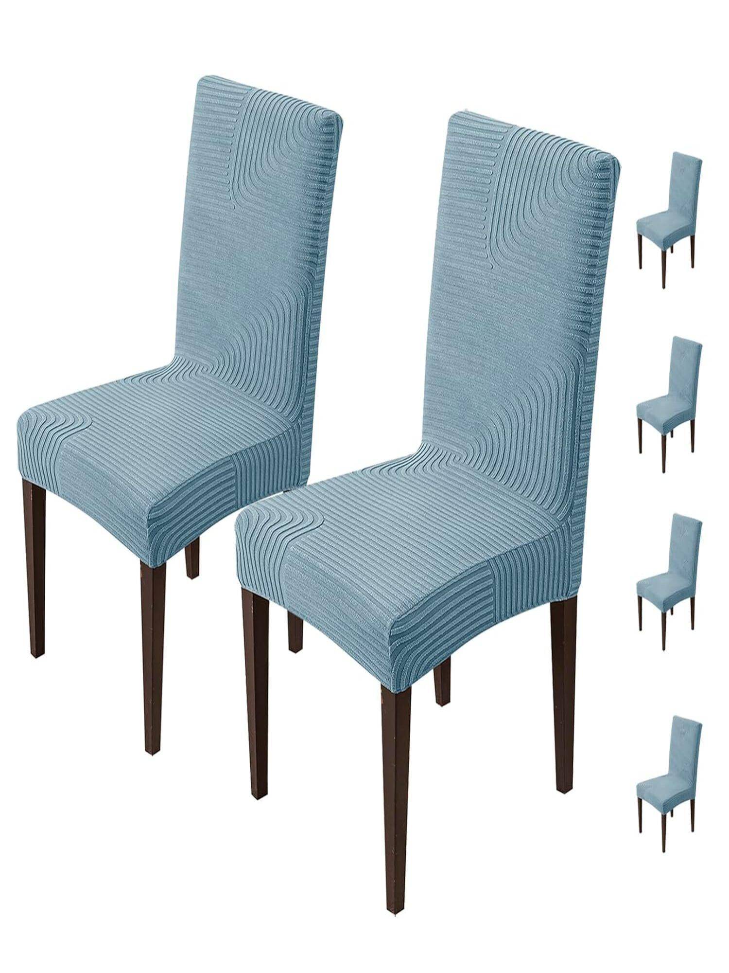 House of Quirk Blue Accent Chair Cover (Pack Of 6)