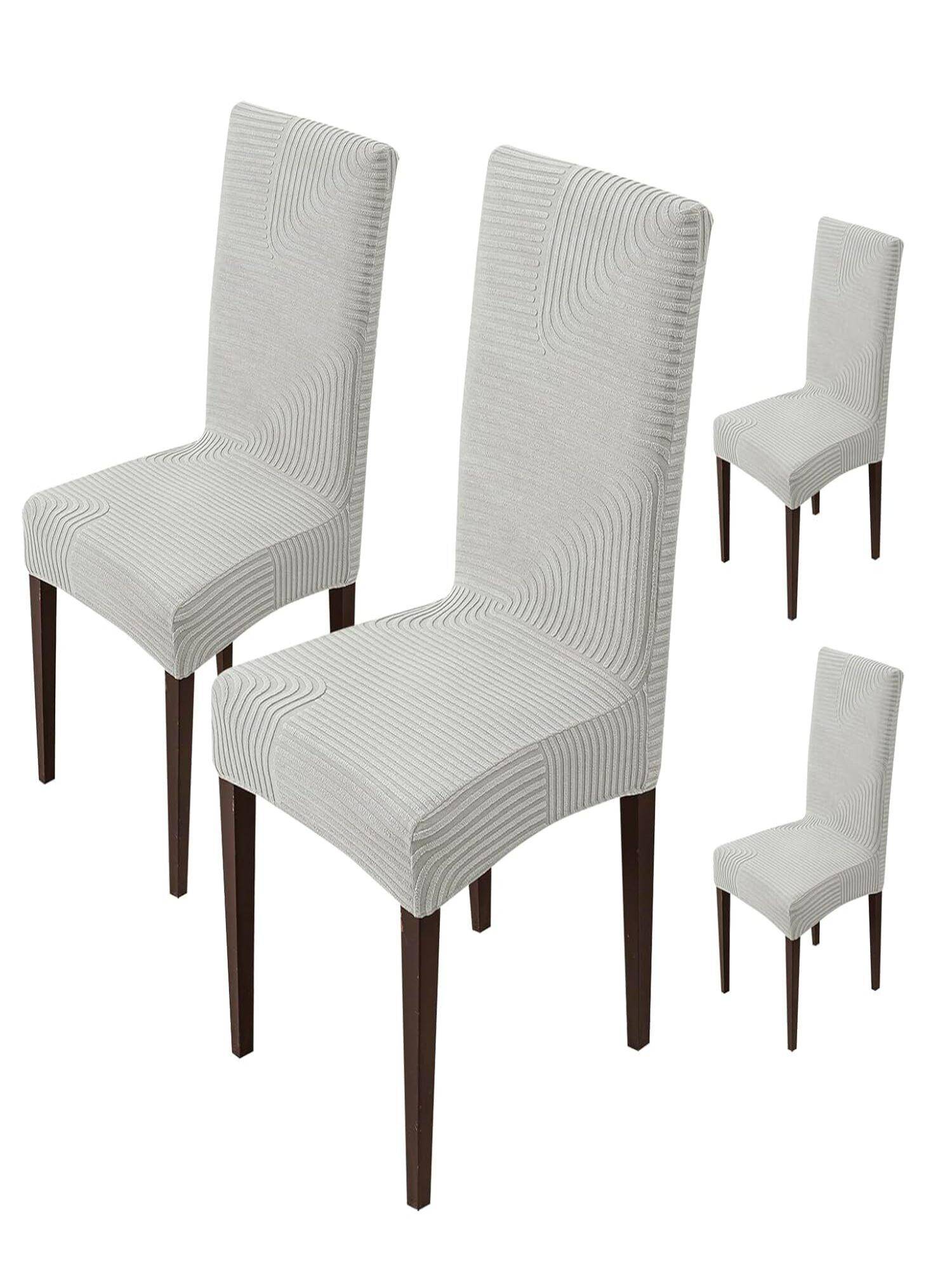 House of Quirk Grey Accent Chair Cover (Pack Of 4)
