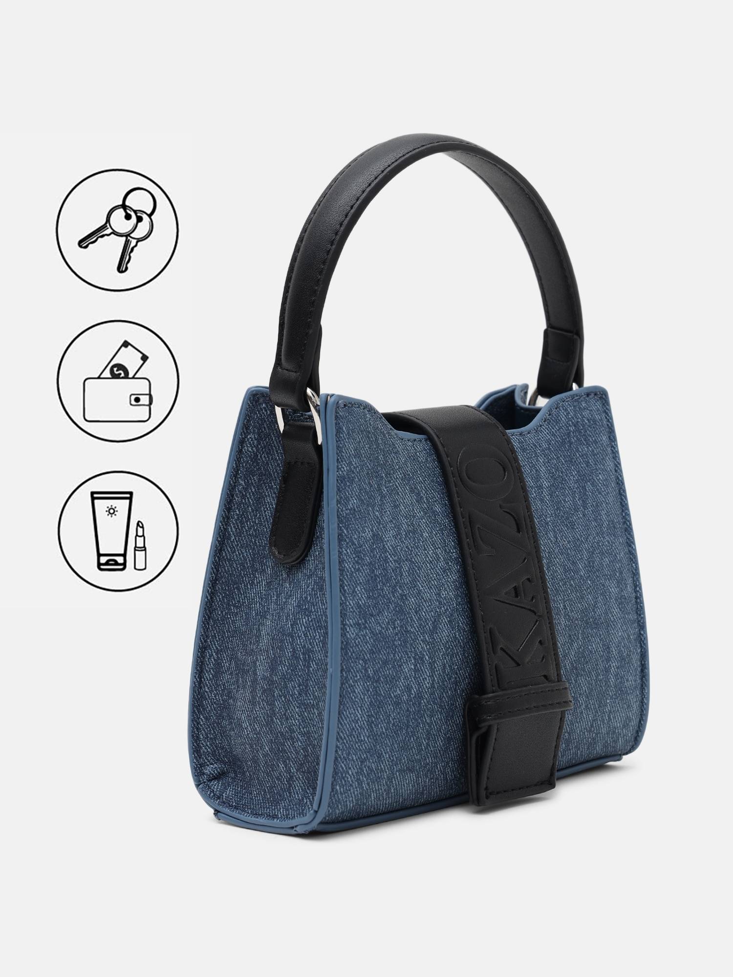 Buy Kazo Zuri Denim Mini Bag Online