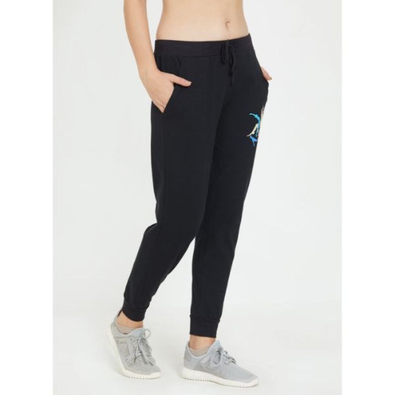 Adidas black polyester lycra best sale track pant