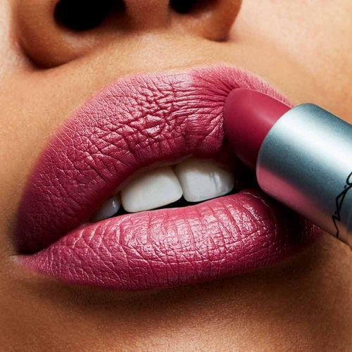 M A C Satin Lipstick Captive Buy M A C Satin Lipstick Captive Online At Best Price In India Nykaa