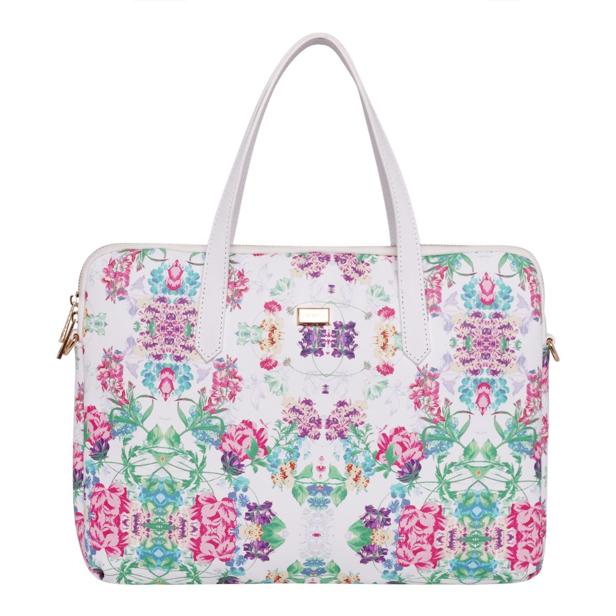 Buy Lino Perros Womens White Laptop Bag Online