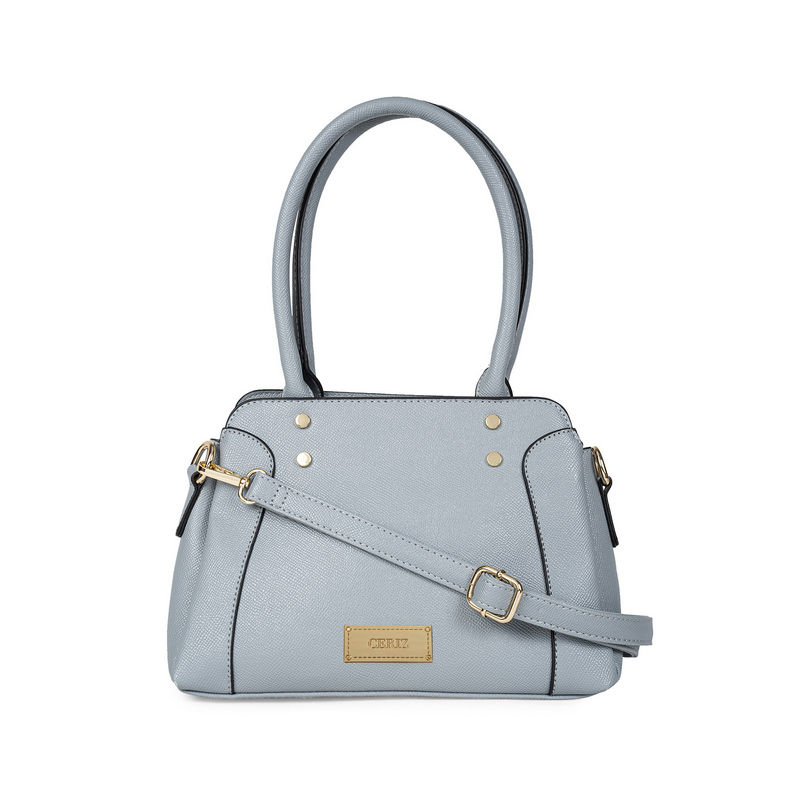 powder blue handbag