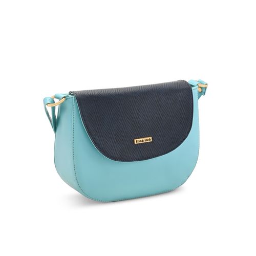 Fastrack Blue Sling Bag for Women