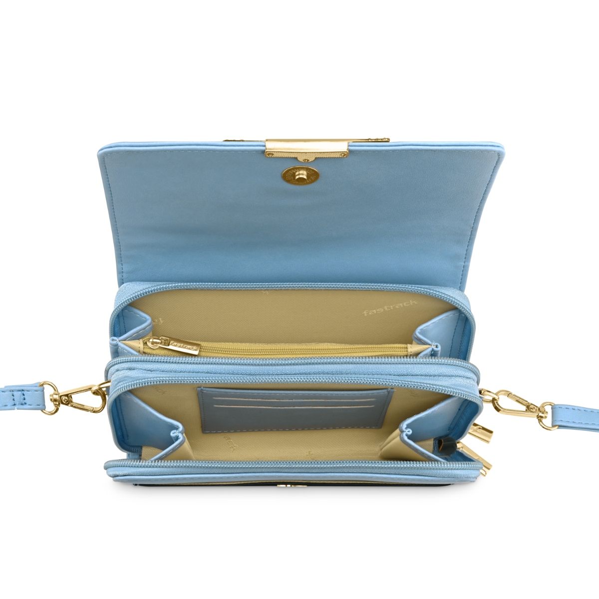 Buy Fastrack Blue Sling Bag for Women Online