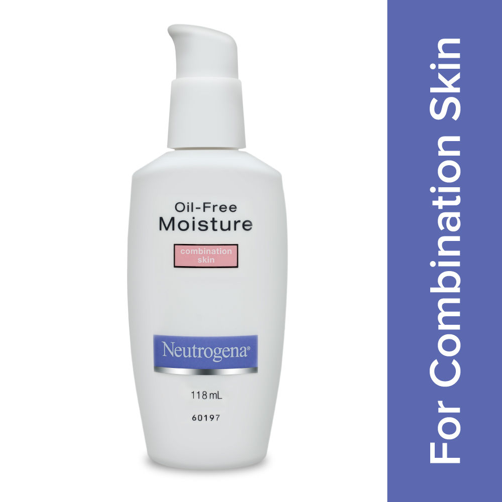 Neutrogena Oil-Free Moisture Combination Skin To Moisturize Dry Skin & Control Shine In Oily Skin