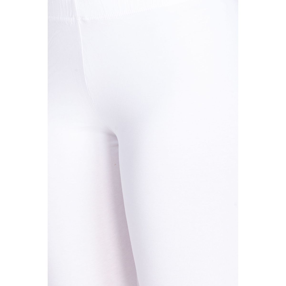 LUX Lyra Cotton Stretchable Full length Churidar Lycra Leggings for women -  White - Frozentags - Ladies Dress Materials