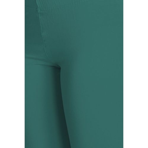Buy Lyra Women Solid Coloured Green Leggings online