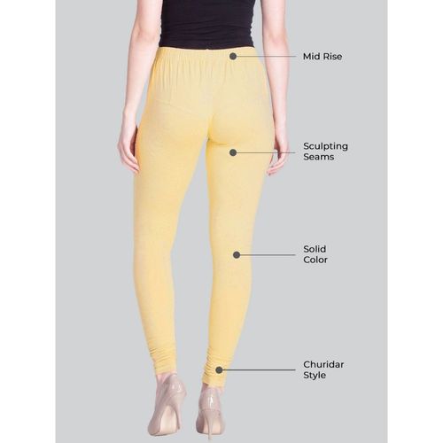 Lyra Lemon Churidar Leggings