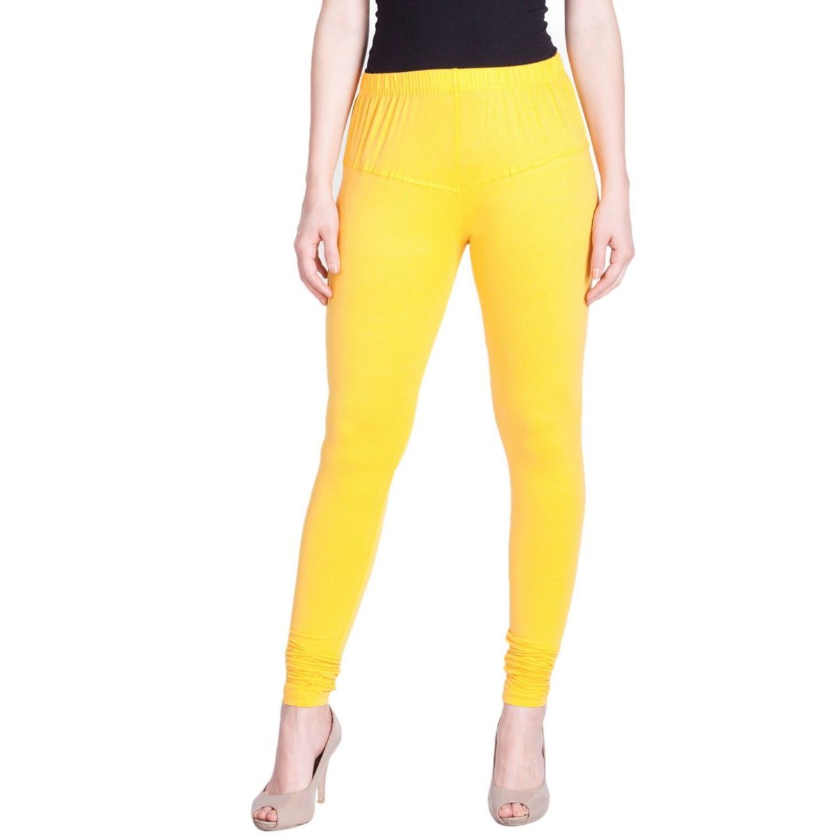 Buy Lyra Yellow Churidar Leggings Online