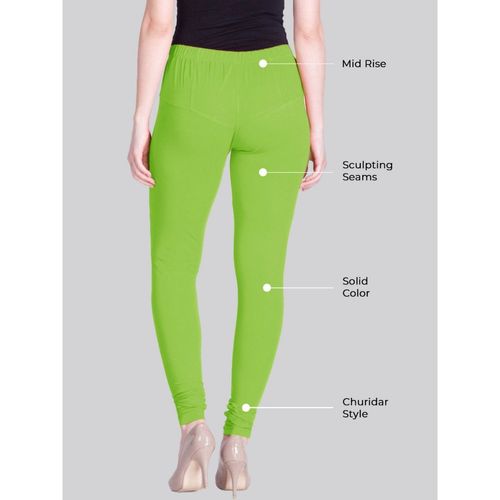 Buy Lyra Women's Green Solid Churidar Leggings Online at Best Prices in  India - JioMart.