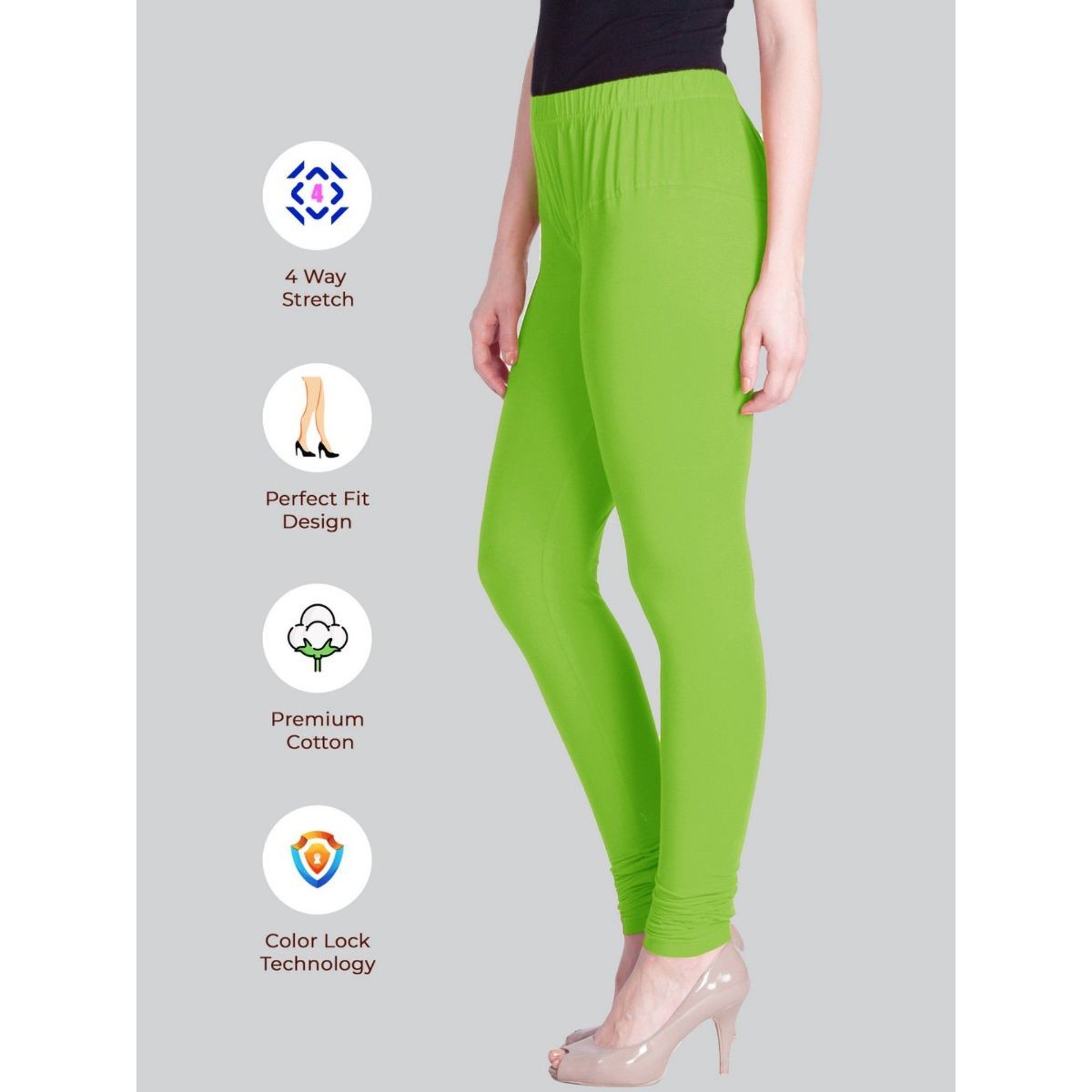 Buy Green Leggings for Women by Twin Birds Online | Ajio.com
