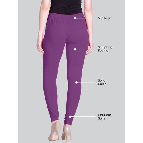 Buy Lyra Purple Churidar Leggings online