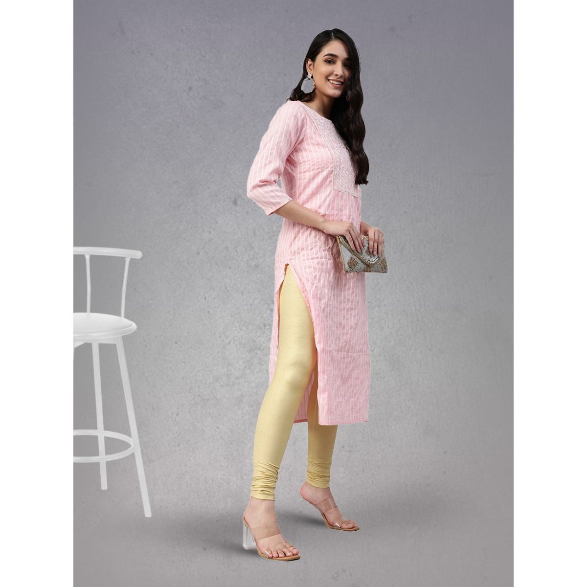 Lyra Premium Yellow Churidar Leggings in Surat at best price by Sadabahar  Fashion - Justdial