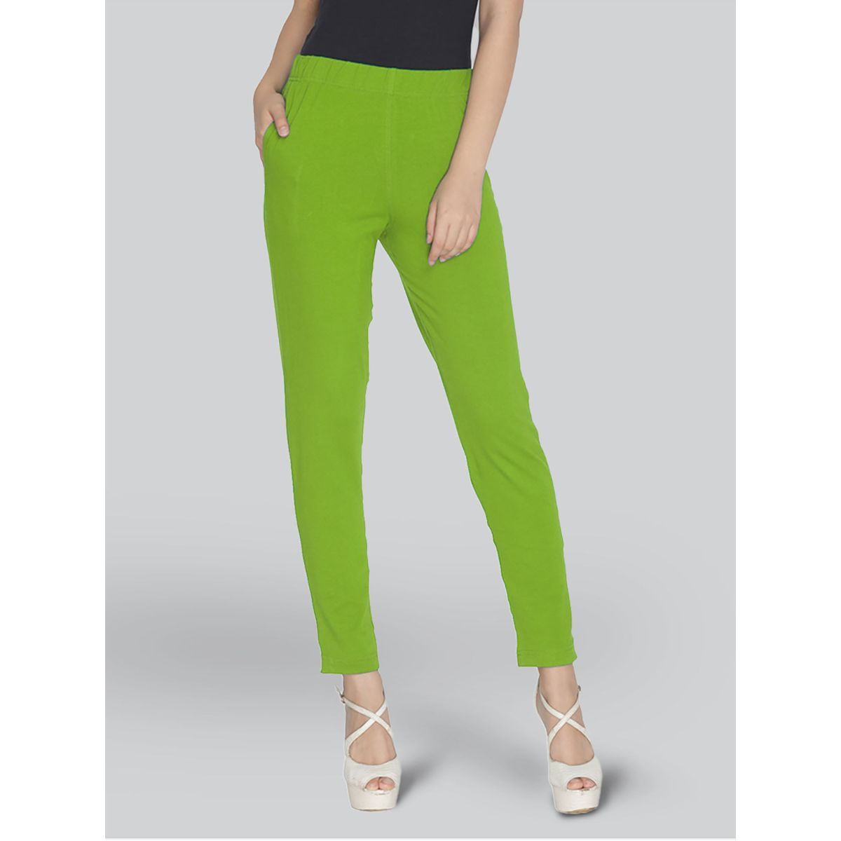 Buy Lime Green Leggings for Women by LYRA Online | Ajio.com