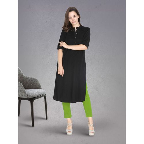 Buy Lyra Solid Coloured Free Size Kurti Pant for Women-Green online