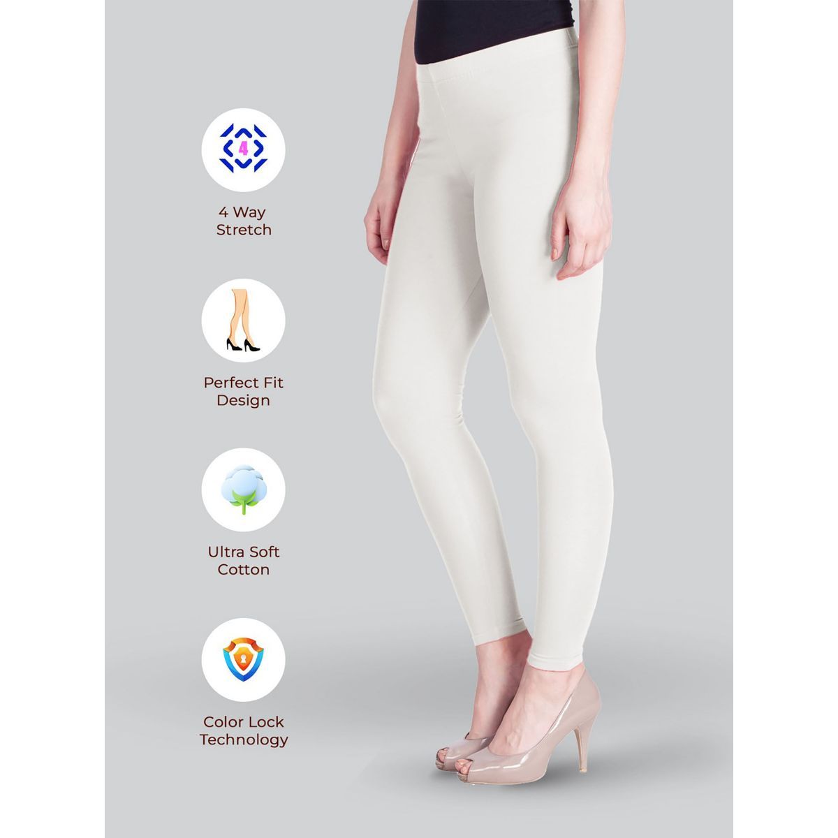 Buy Wholesale Pack of 10 Indian Women's Stretch Lycra Cotton Churidar  Leggings Trousers Fits Upto to XXL Online in India - Etsy