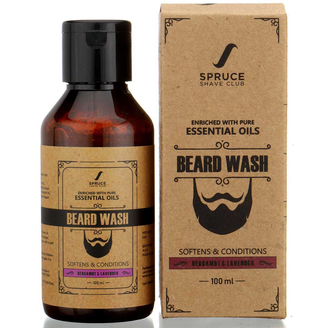 Spruce Shave Club Herbal Beard Wash - Bergamot & Lavender