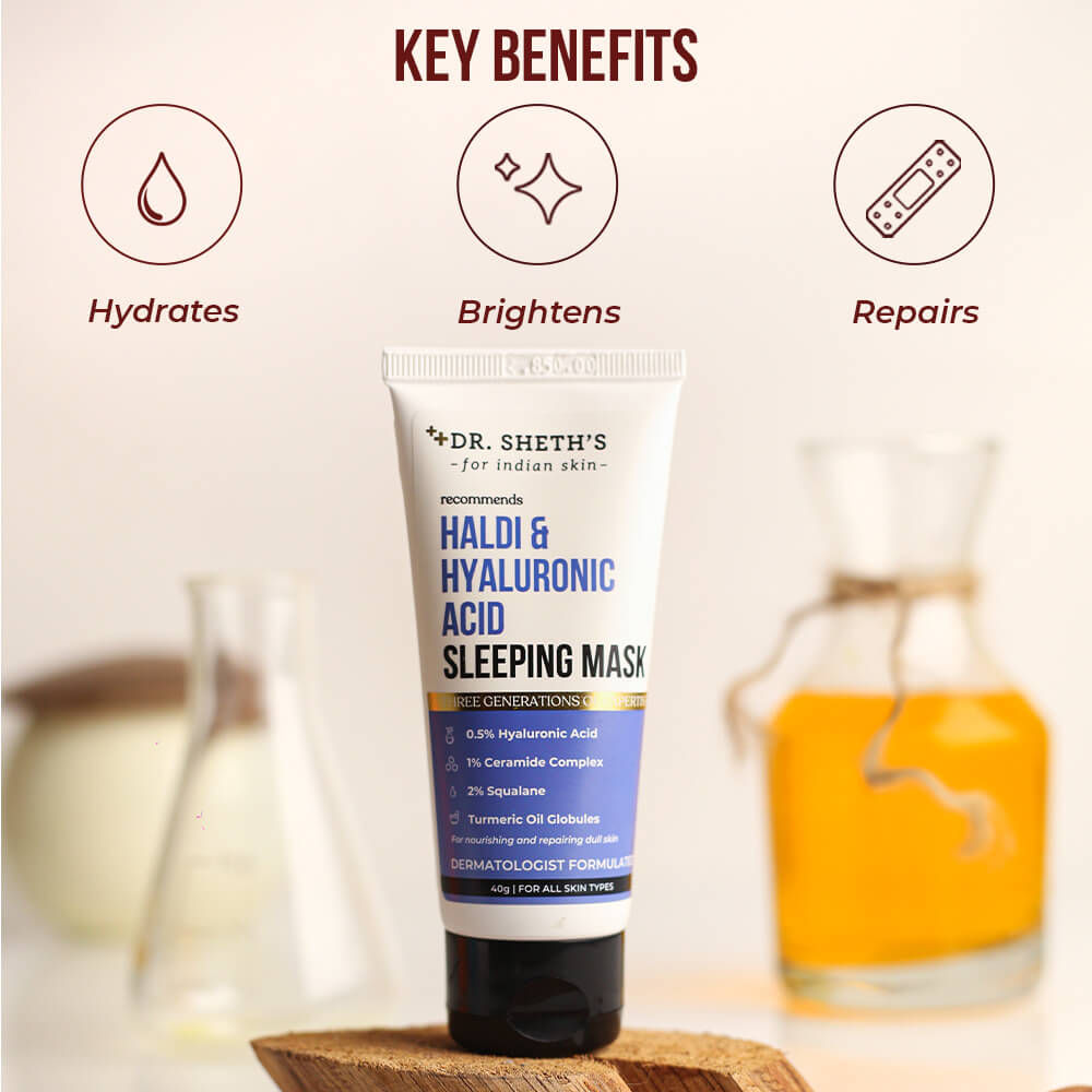 Dr. Sheth's Haldi & Hyaluronic Acid Sleeping Mask Buy Dr. Sheth's
