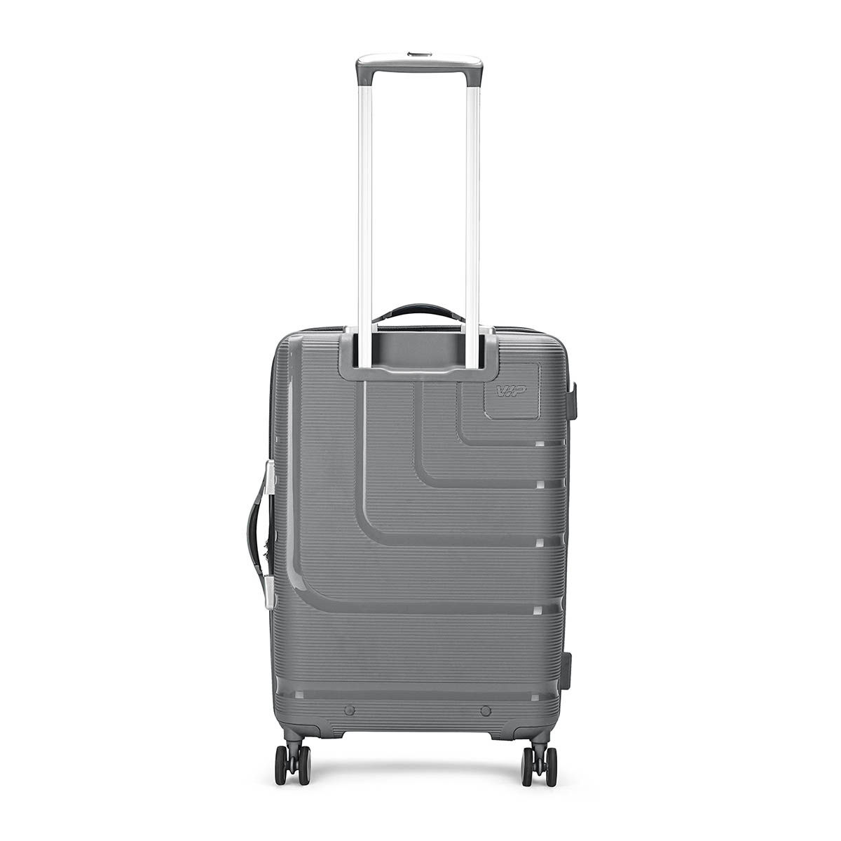 Buy VIP Grey Solid Polypropylene Trolley Bag Online