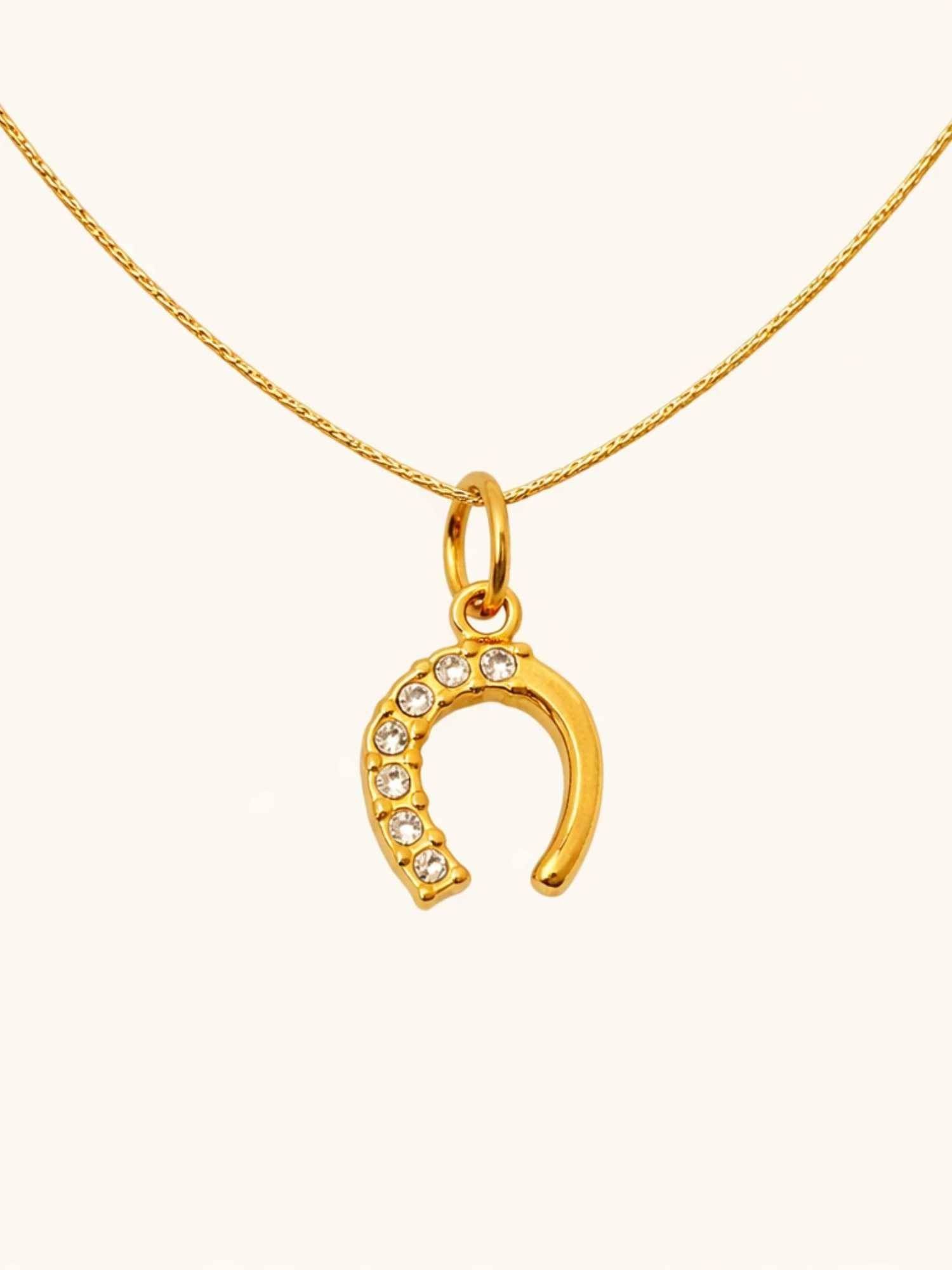 ZAISHA Lucky Arc 18K Gold Plated Necklace