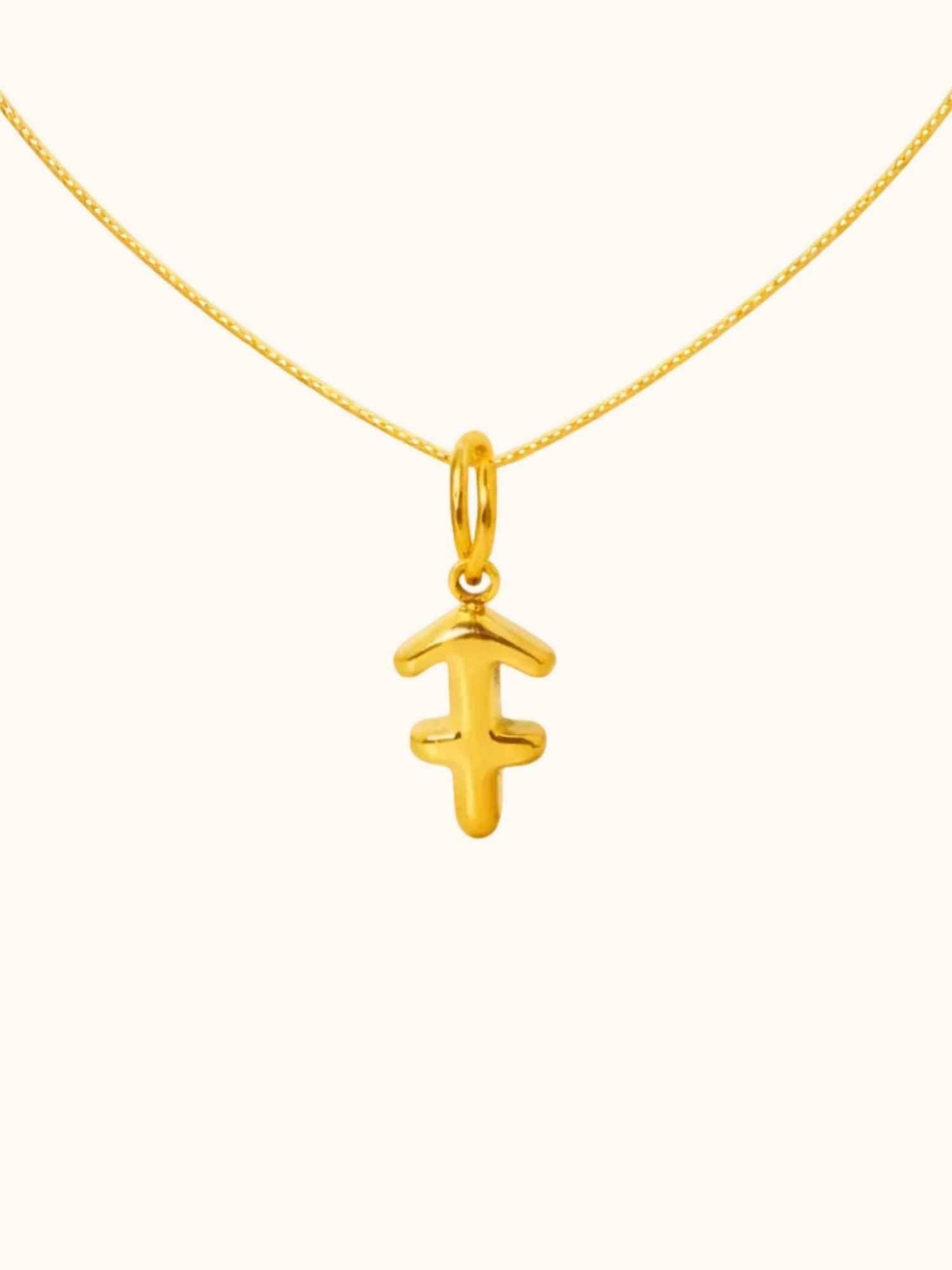 ZAISHA Sagittarius Zodiac 18K Gold Plated Necklace