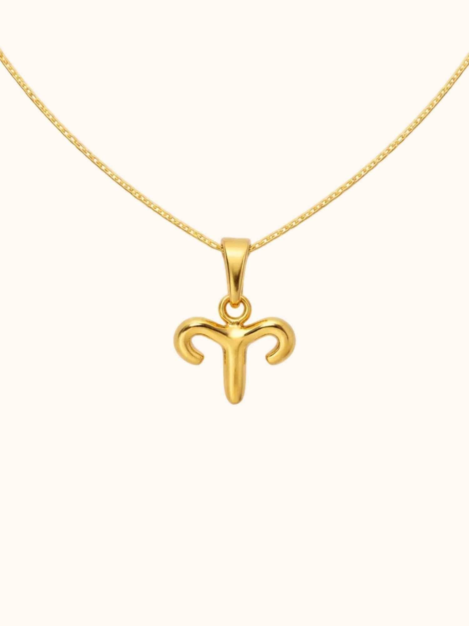 ZAISHA Aries Zodiac 18K Gold Plated Necklace