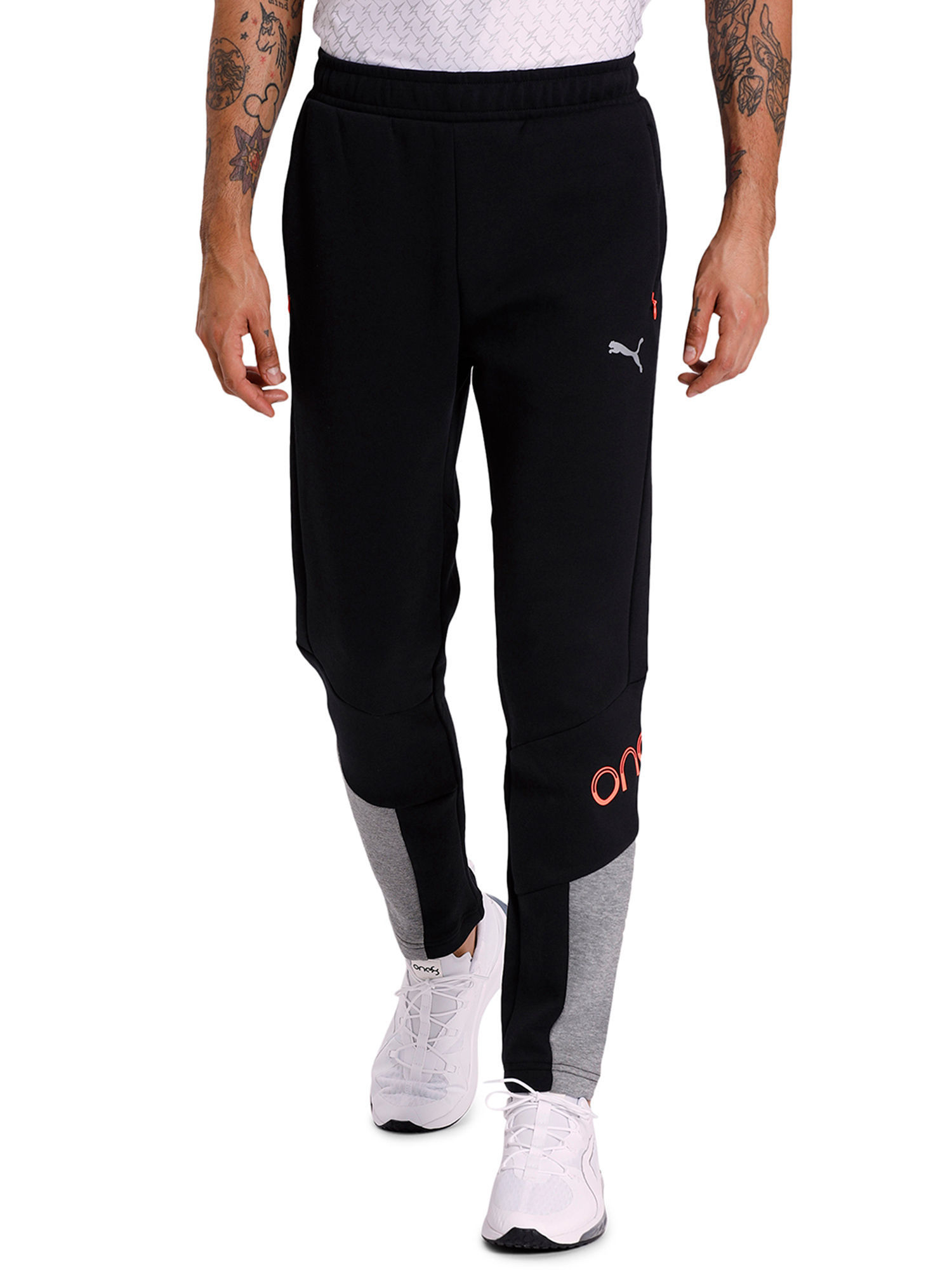 Buy PUMA Black Polyester Regular Fit Mens Track Pants  Shoppers Stop