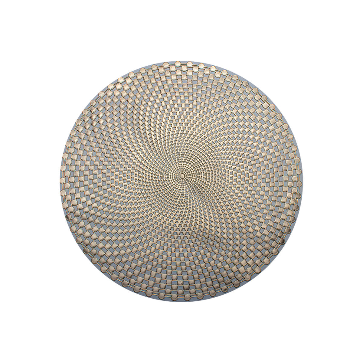 Voncasa Plastic Golden Circles Placemat Mat Set of 2 Buy Voncasa