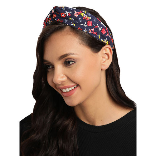 Anekaant Navy & Multi Beaded Printed Cotton Hair Band: Buy Anekaant Navy &  Multi Beaded Printed Cotton Hair Band Online at Best Price in India | Nykaa