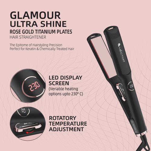 Buy Hector Professional Glamour Ultra Shine Rose Gold Titanium