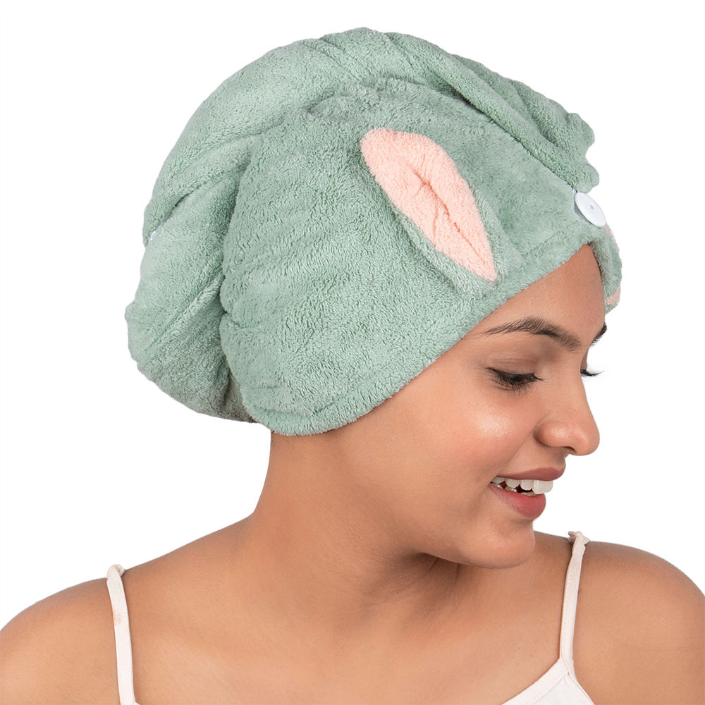 Streak Street Microfiber Hair Wrap Towel Mint Bunny Buy Streak