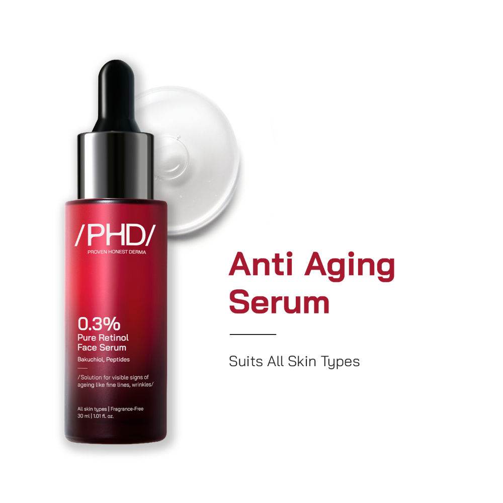 Proven Honest Derma (PHD) 0.3% Retinol Serum With Bakuchiol & Peptides