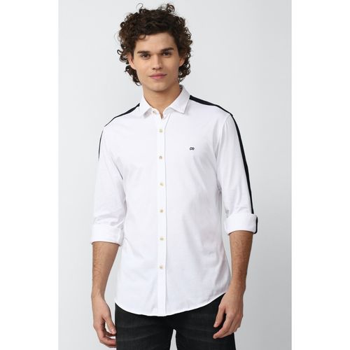 peter england white casual shirts