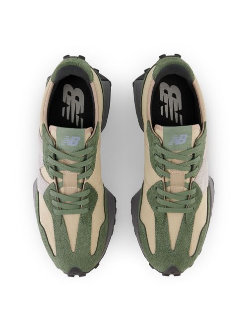 New Balance Men's 327 Deep Olive Green Sneakers - Main Image