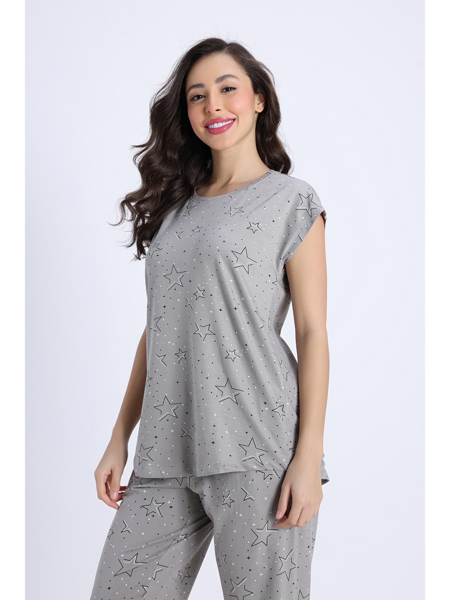 Buy Zivame Starry Whisper Knit Cotton Nightsuit - Paloma Online