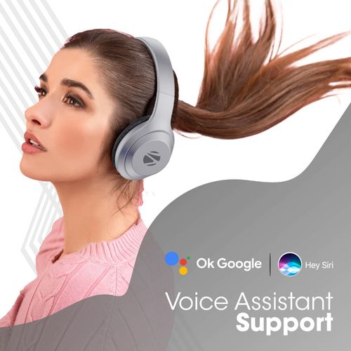 Zebronics Zeb-duke 101 Wireless Headphone With Mic, Supporting Bluetooth  Media/call Controls