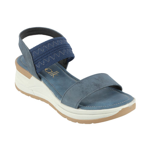 Buy Catwalk Women Round Toe Blue Sandals Online
