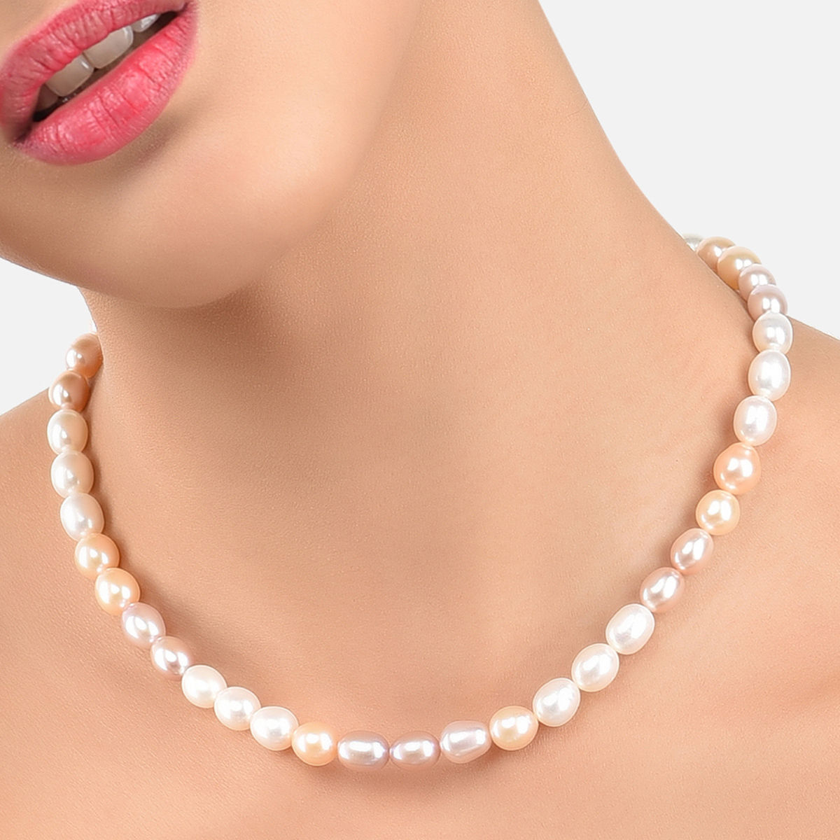 Mother of Pearls Necklace - Circle - Akuna Pearls