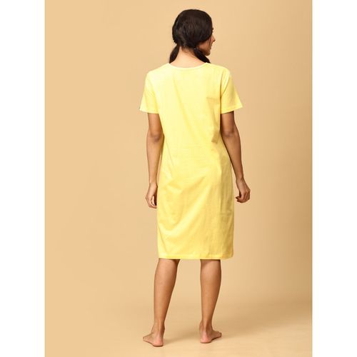 Buy The Mom Store Yellow I M Egg-Specting Oversized Maternity T
