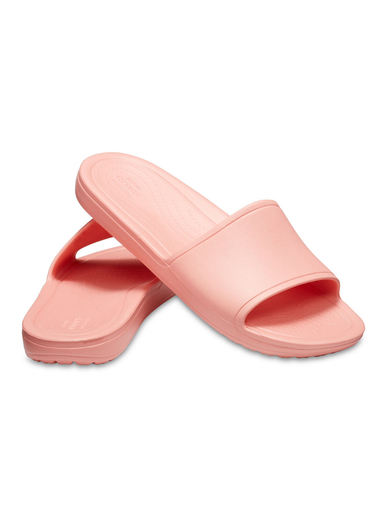 Buy Crocs Sloane Peach Slides Online