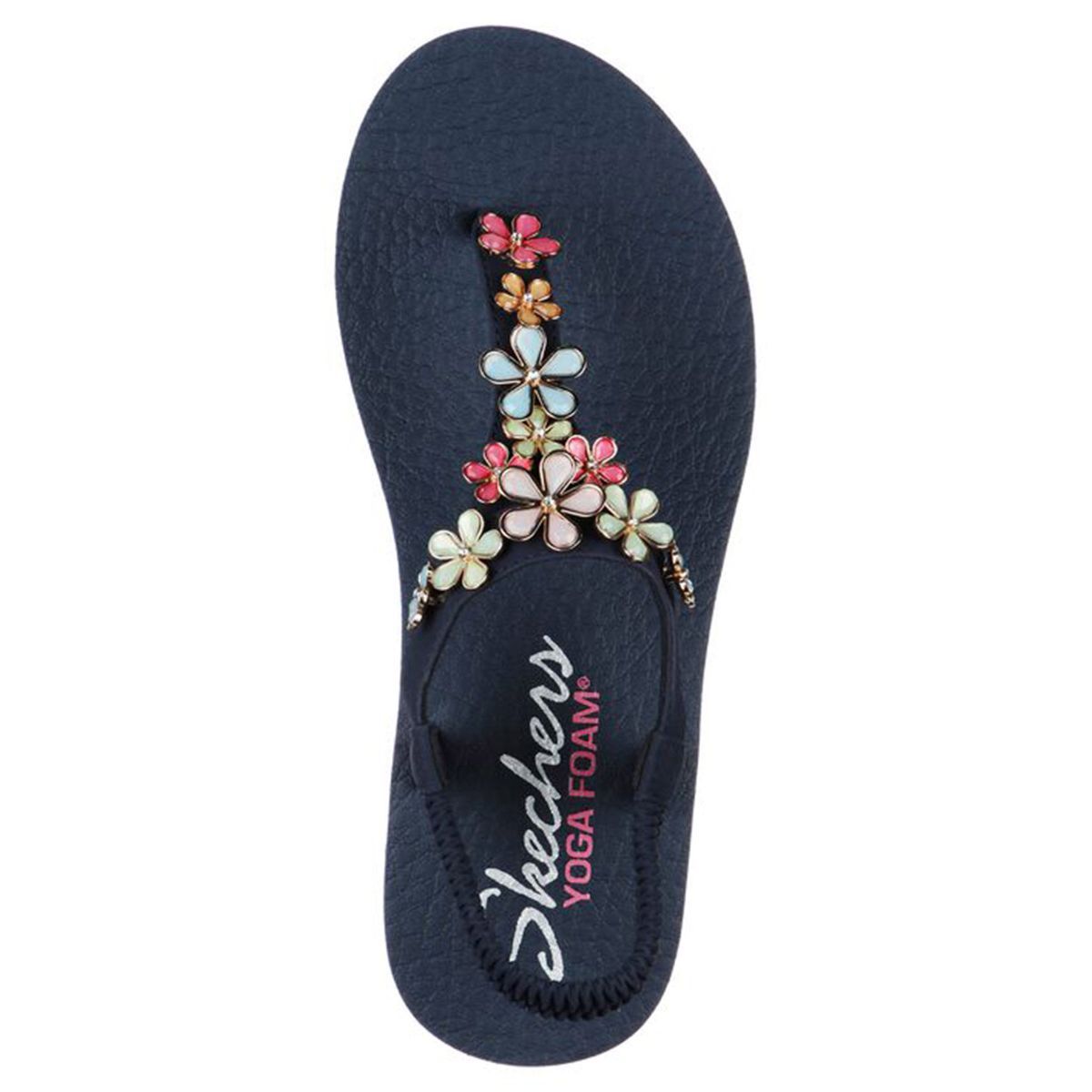 Skechers meditation glass online daisy sandals