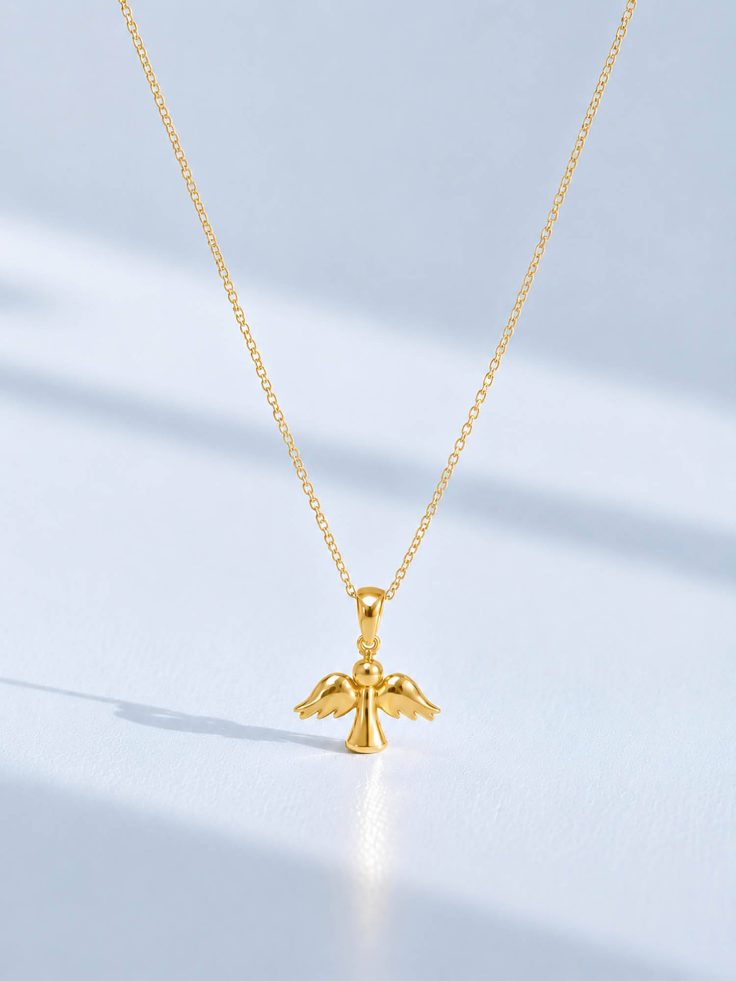 Axora Life 925 Sterling Silver Guardian Angel Pendant Only for Women