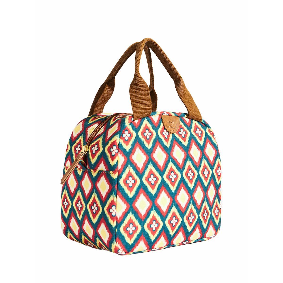 Chumbak Teal By Chumbak Ikkat Glow Lunch Bag Mini Buy Chumbak Teal